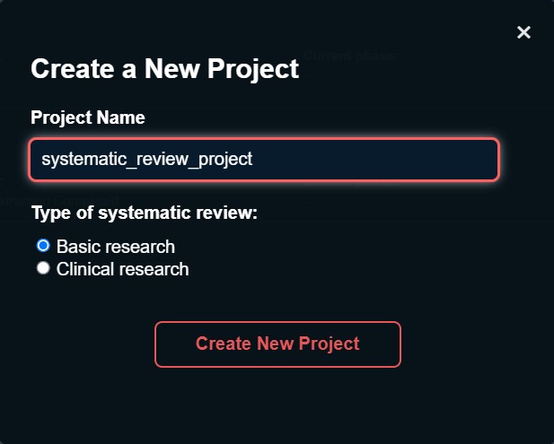 Image of the Systematic Review Robot Desktop Application