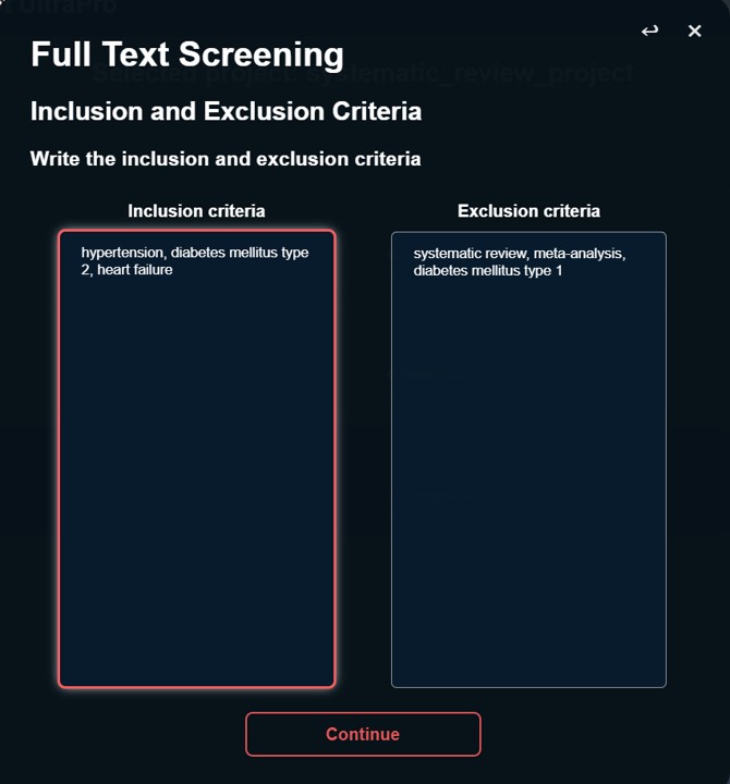 Image of the Systematic Review Robot Desktop Application