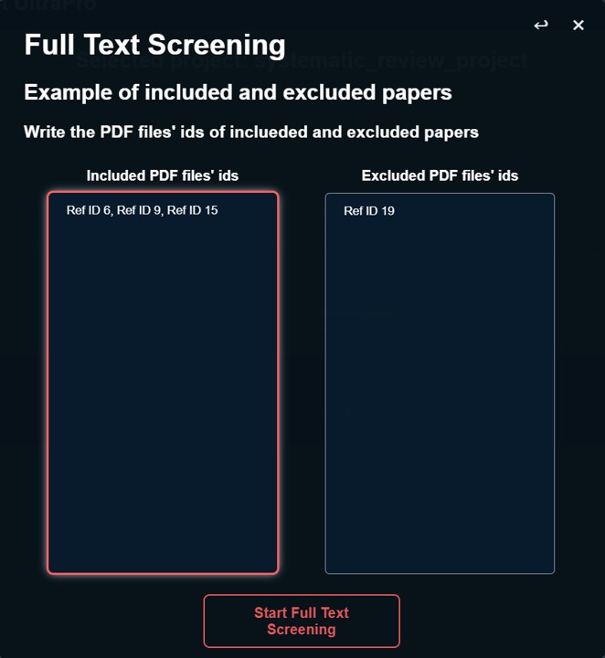 Image of the Systematic Review Robot Desktop Application